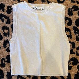 Zara cropped sweater
